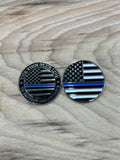 Medallions for Walking Sticks (Police Department) Thin Blue Line