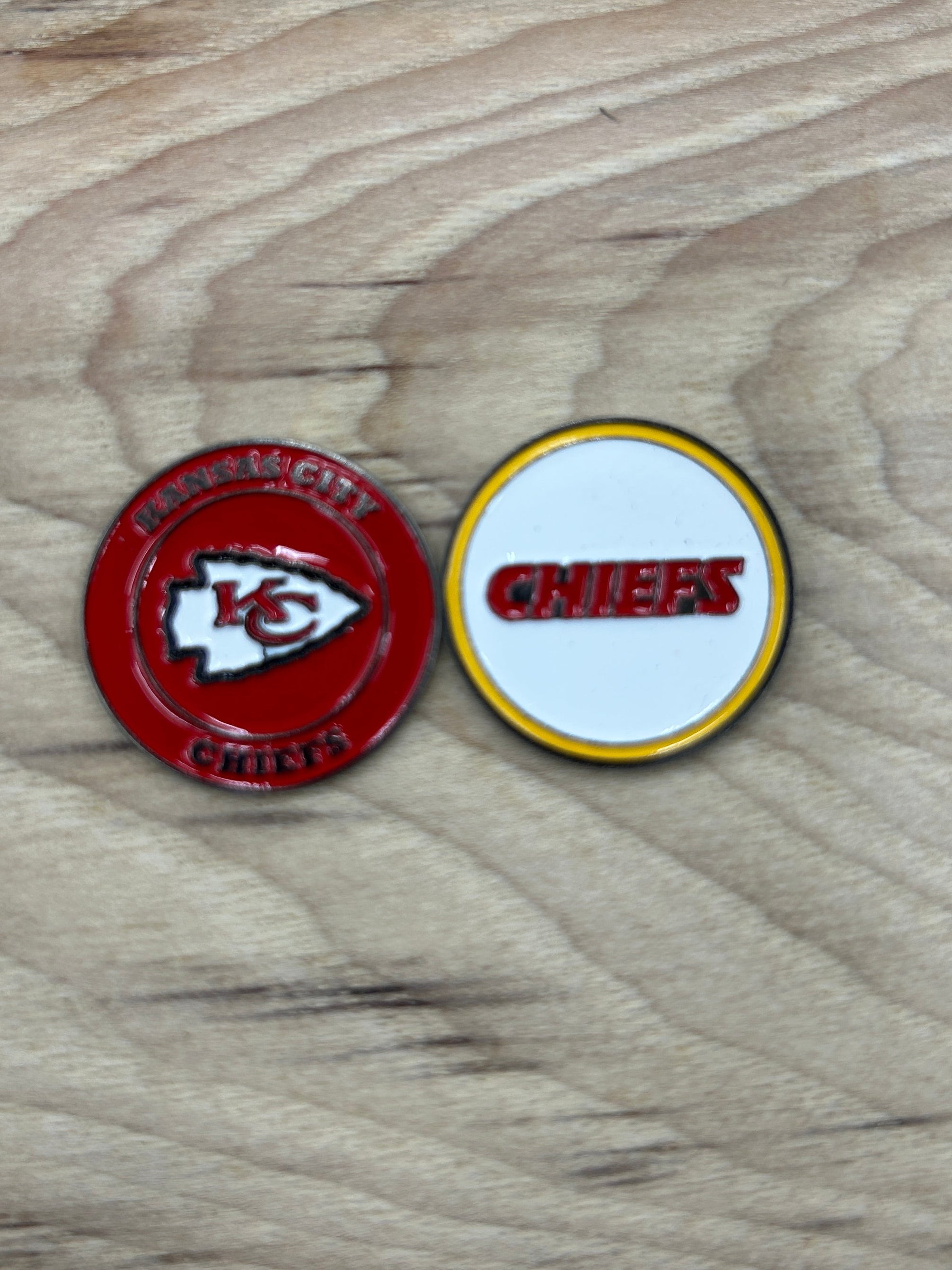 Medallions for Walking Sticks (Kansas City Chiefs) Chiefs and Emblem