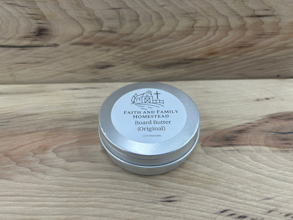 Board Butter, Plain, A simple but effect blend for treating your Butcher Blocks and Cutting/Charcuterie & Boards