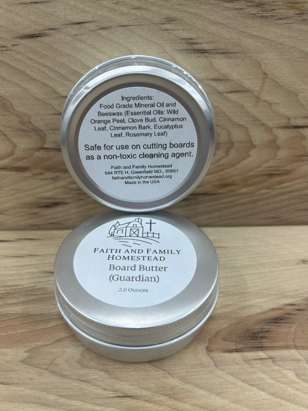 Board Butter, Guardian, A simple but effect blend for treating your Butcher Blocks and Cutting/Charcuterie Boards