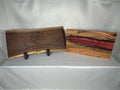 Charcuterie Board, Medium, Red Oak, Epoxy Live Edge River, Pink Pearl